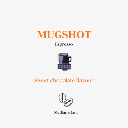 Mugshot Espresso: Blend- Medium/Dark Roast